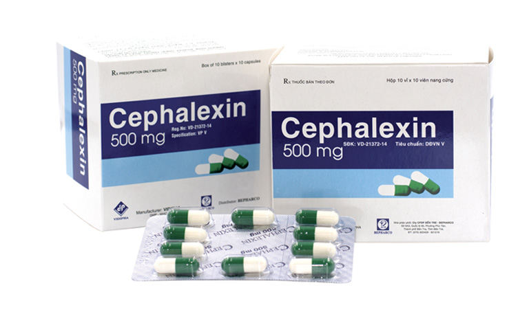 Thuốc chữa viêm họng Cephalexin