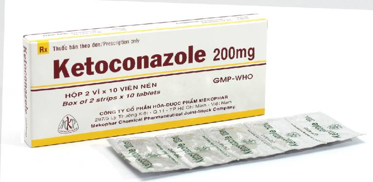 Thuốc uống trị nấm da đầu Ketoconazole 200mg