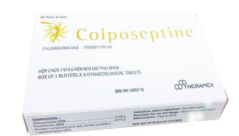 U xơ tử cung uống thuốc gì? Thuốc đặt Colposeptine  