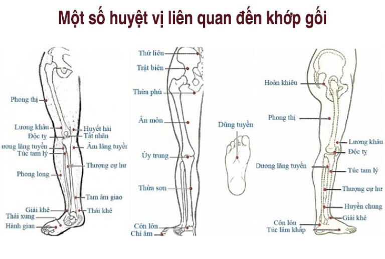 Một số huyệt đạo cần tác động