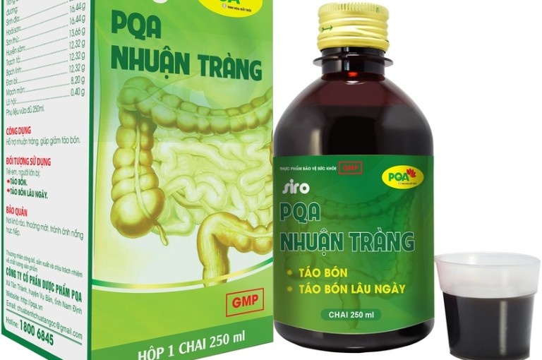 Các loại siro trị táo bón cho trẻ em