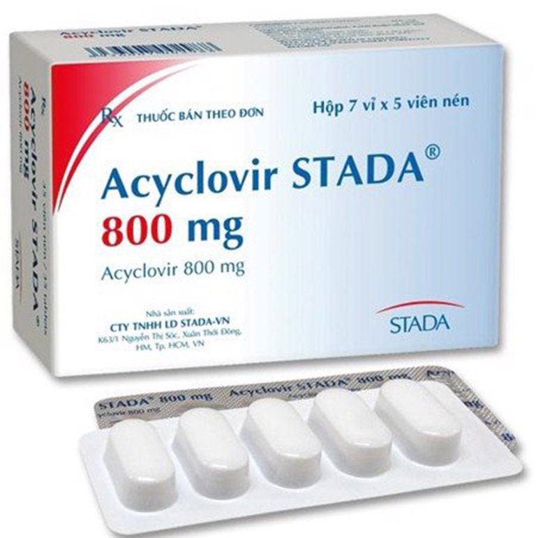 Thuốc kháng virus Acyclovir điều trị bệnh lý 