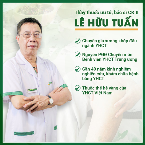 Thầy thuốc ưu tú, Bác sĩ CKII Lê Hữu Tuấn - Chủ nhiệm đề tài nghiên cứu