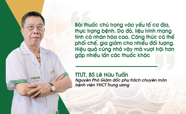 Đánh giá từ BS Lê Hữu Tuấn về bài thuốc