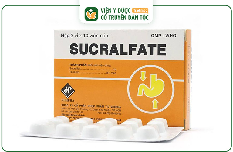 Sucralfate hỗ trợ làm giảm triệu chứng đau dạ dày