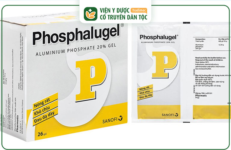 Phosphalugel dùng cho trường hợp bị đau dạ dày, trào ngược dạ dày thực quản