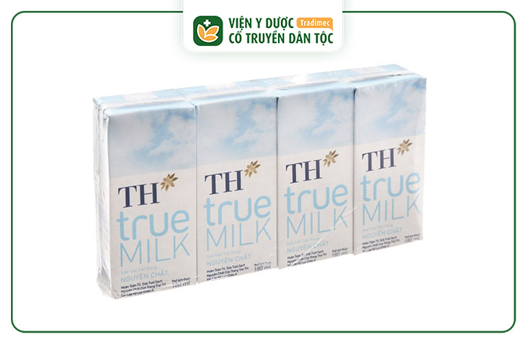 Sữa TH True MILK không đường tốt cho người bị gout