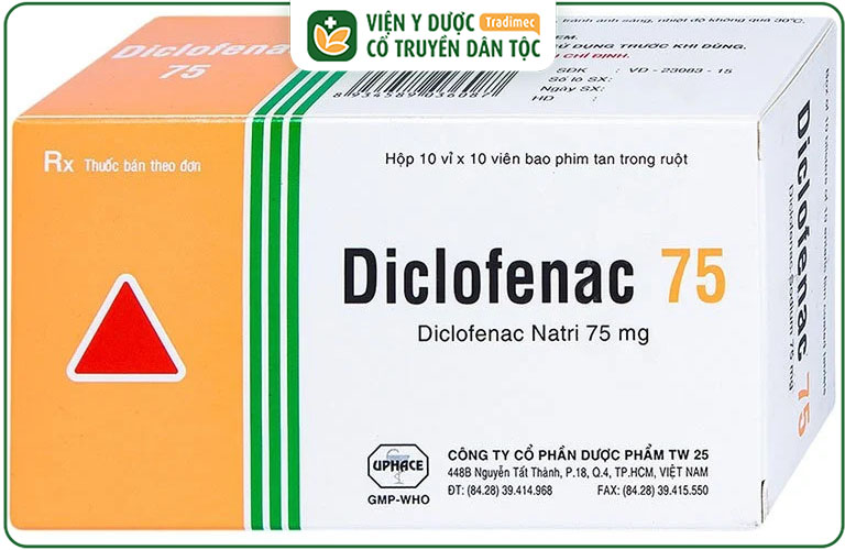 Diclofenac thường được kê đơn, chỉ sử dụng theo chỉ dẫn của bác sĩ