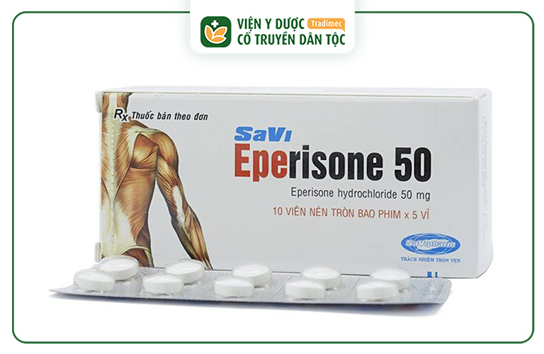 Eperisone giúp làm giãn cơ và cải thiện tuần hoàn máu giảm đau