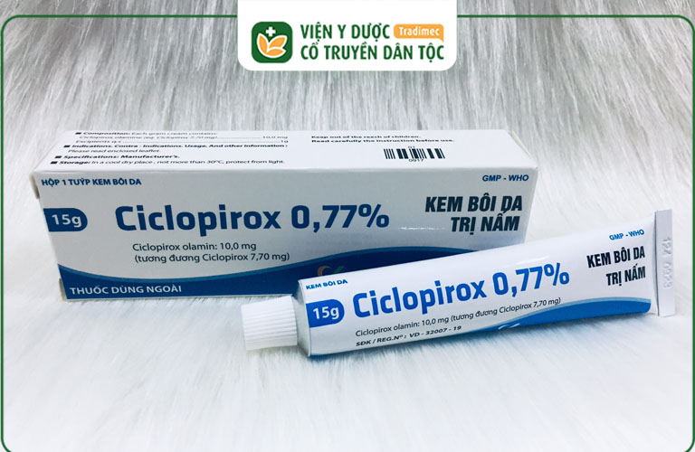 Thuốc bôi da Ciclopirox Cream