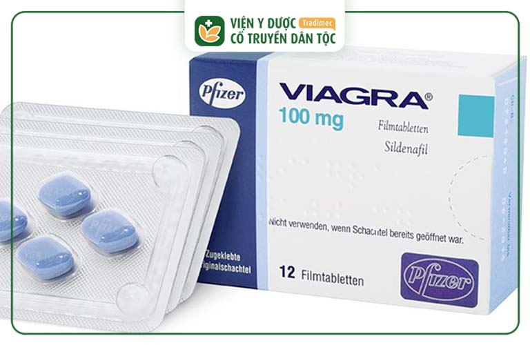 Viagra giúp lưu thông máu xuống dương vật