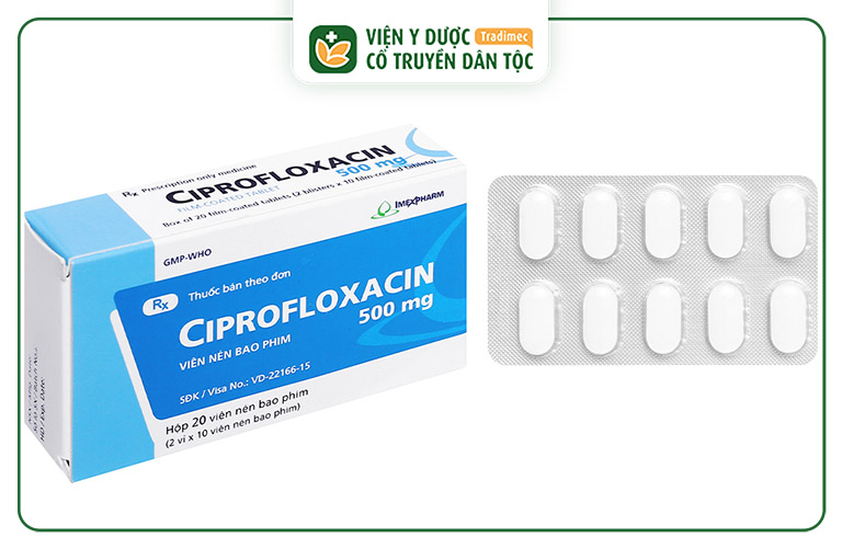 Ciprofloxacin 500mg thường được chỉ định trong trường hợp nhiễm khuẩn nặng