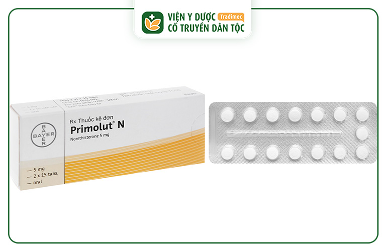 Thuốc chữa rối loạn kinh nguyệt Primolut-N cần dùng theo đơn