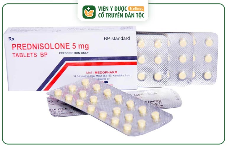 Prednisolone thuộc nhóm thuốc chống viêm Corticosteroid