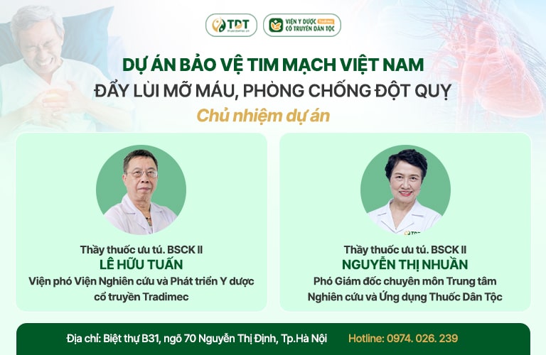 Bác sĩ Nguyễn Thị Nhuần và Lê Hữu Tuấn là 2 vị danh y chữa mỡ máu nổi tiếng hơn 40 năm kinh nghiệm