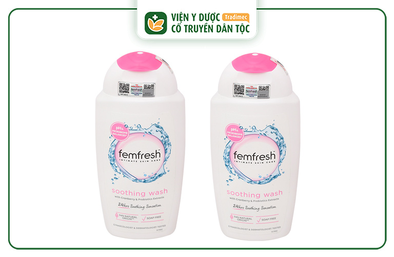 Femfresh Ultimate Care Soothing Wash có khả năng hỗ trợ điều trị viêm lộ tuyến