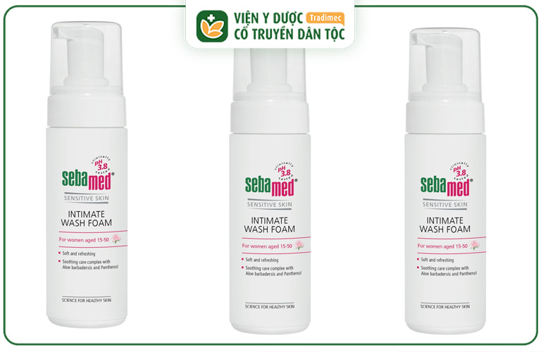 Dung dịch vệ sinh dạng bọt Sebamed pH3.8 thuộc thương hiệu Sebamed