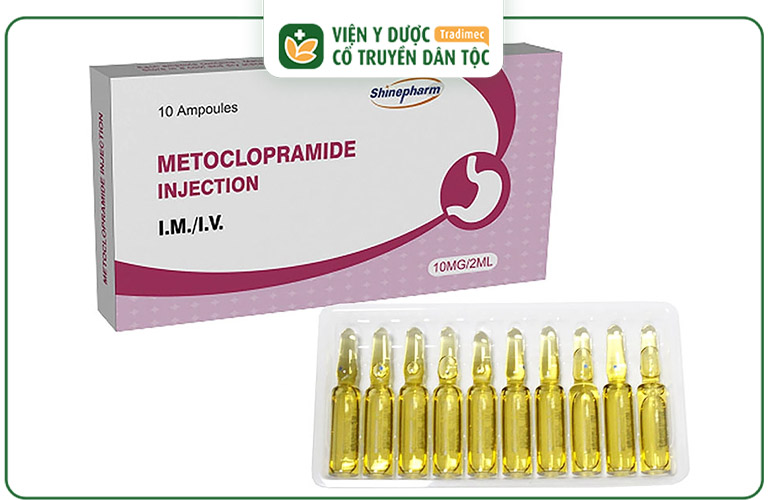 Metoclopramide được bào chế dưới dạng viên nén và dung dịch tiêm