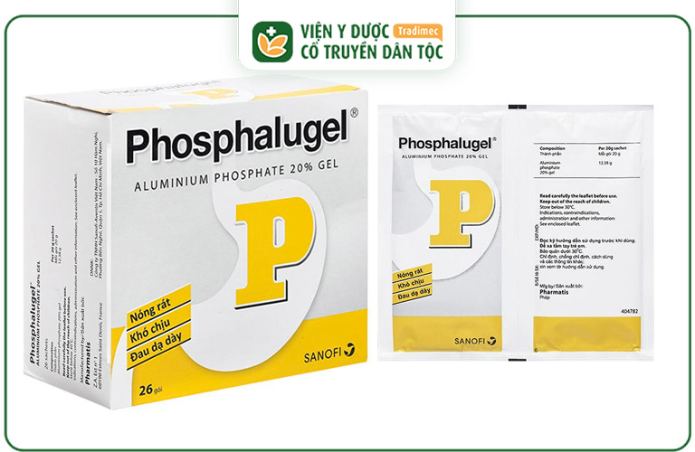 Phosphalugel giúp cải thiện triệu chứng trào ngược dạ dày thực quản