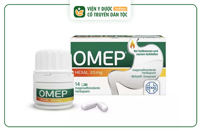 Thuốc trào ngược dạ dày của Đức Omep Hexal 20mg