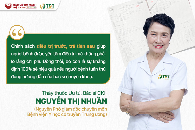 Nhận định của bác sĩ Nguyễn Thị Nhuần về chính sách điều trị trước, trả tiền sau