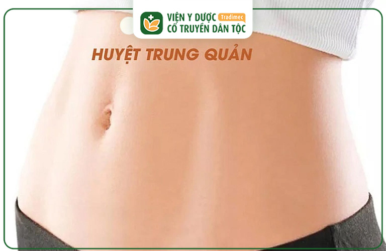 Kết hợp thêm với huyệt Trung Quản để cải thiện sức khỏe