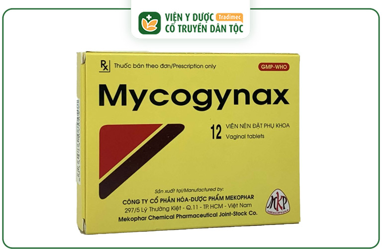 Thuốc đặt trị viêm lộ tuyến cổ tử cung Mycogynax 