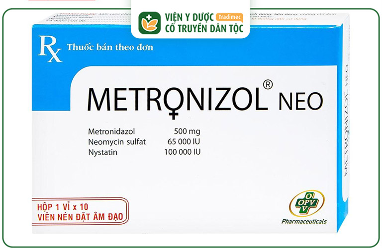 Metronizol Neo OP giúp cải thiện triệu chứng viêm lộ tuyến cổ tử cung