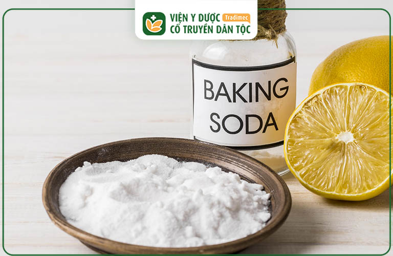 Baking soda giúp trung hòa axit dịch vị