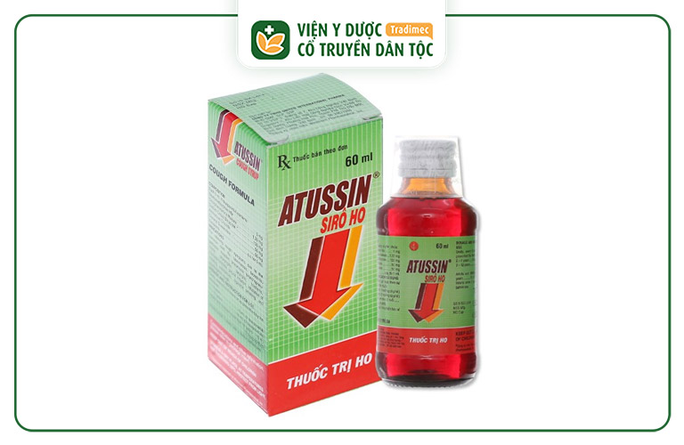 Siro Atussin Cough Syrup giảm ho do nhiều nguyên nhân