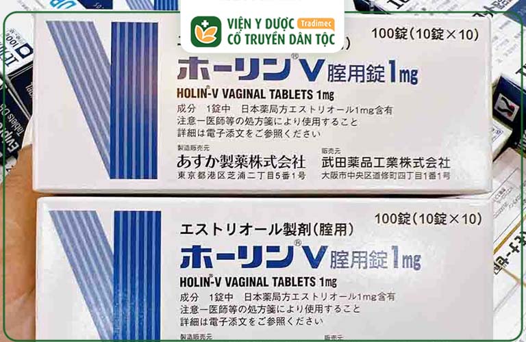 Viên đặt phụ khoa Holin V Vaginal 1mg