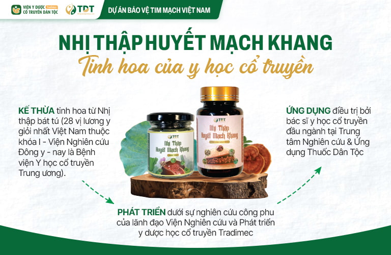 Nhị thập Huyết mạch khang kế thừa tinh hoa YHCT chính thống