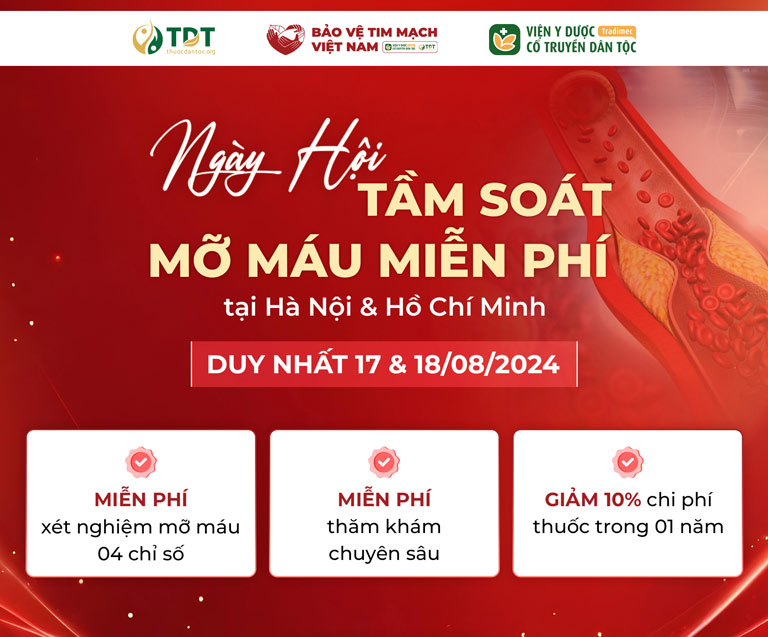 Ngày hội tầm soát mỡ máu miễn phí của Dự án bảo vệ tim mạch Việt Nam