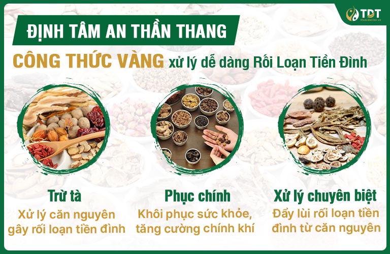 Công thức "3 trong 1" của bài thuốc Định tâm An thần thang