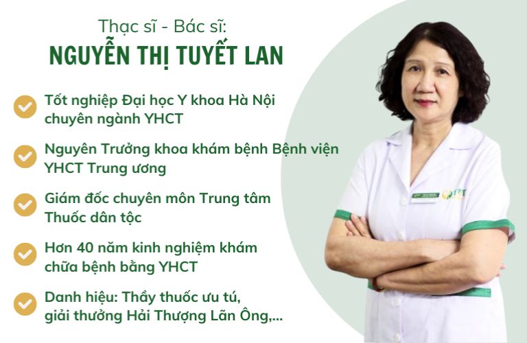 Bác sĩ Nguyễn Thị Tuyết Lan khẳng định tên tuổi và uy tín với hơn 40 năm kinh nghiệm cống hiến