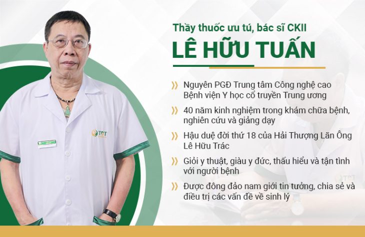 Thầy thuốc ưu tú, bác sĩ CKII Lê Hữu Tuấn - Chủ nhiệm đề tài nghiên cứu